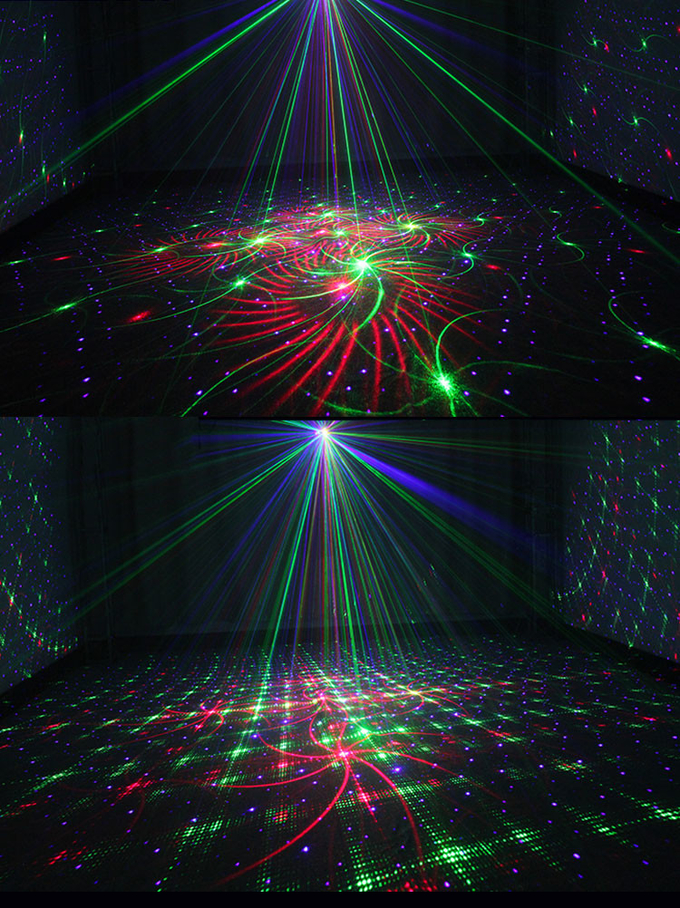 green laser party light