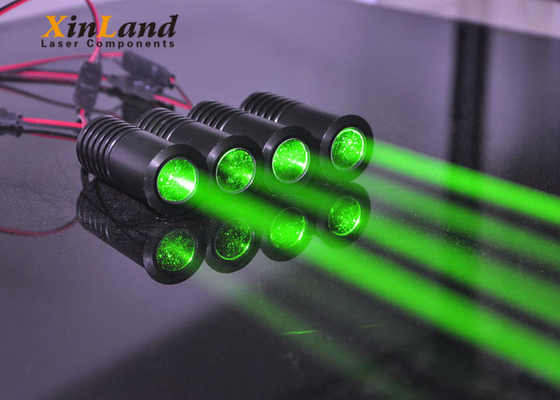 Long Distance Green Led Laser Module / Fat Wide Beam Mini Laser Module