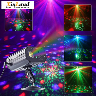 Multiple Patterns Strobe Stage Light Sound Activated For Parties Bar