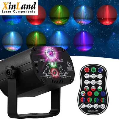 9W Sound Activated LED DJ Laser Party Light For Christmas Halloween