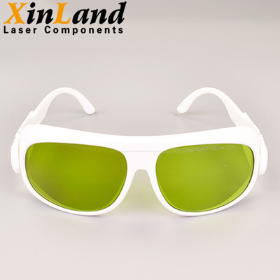 1070nm Fiber Laser Safety Glasses OD4+ VLT60% Green Lens Protective Laser Goggles for 190~450nm and 800~1100nm