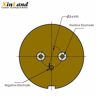 Powerful 830nm 940nm 980nm 1W/2W IR Laser Diode With PD FAC Optional TO5 9mm Package Laser Photodiode