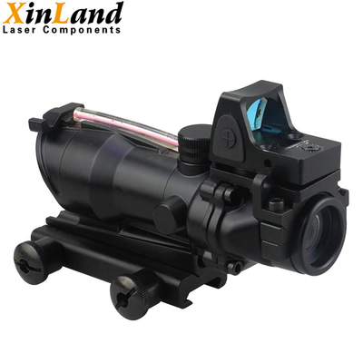 4X32 Detachable Red Dot Fiber Optic Scope 223 Ballistic Reticle Rifle Scope