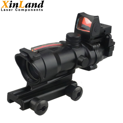 4X32 Detachable Red Dot Fiber Optic Scope 223 Ballistic Reticle Rifle Scope