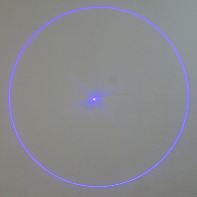 Center Point Visible Light DOE Laser Module 450nm Continuous Type