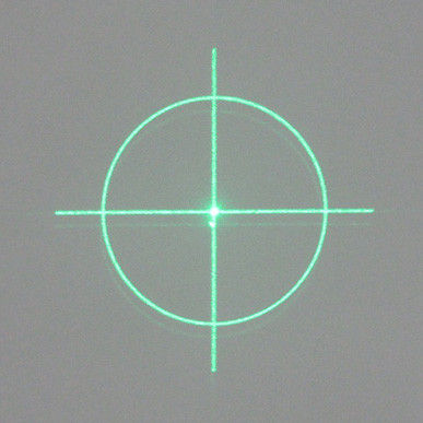 Crosshair Circle DOE Laser Module For Bullseye Positioning