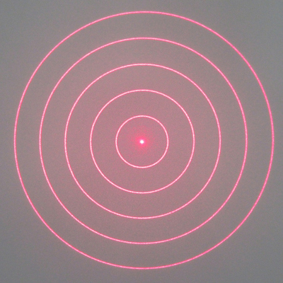 Five Concentric Circles DOE Laser Module With Round Spot