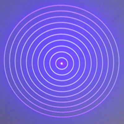 Ten Concentric Circles DOE Laser Module RGB Locating Continuous Type