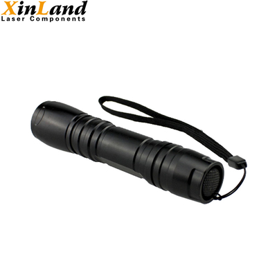 Waterproof Focused Green Laser Flashlight Portable Battery Powered