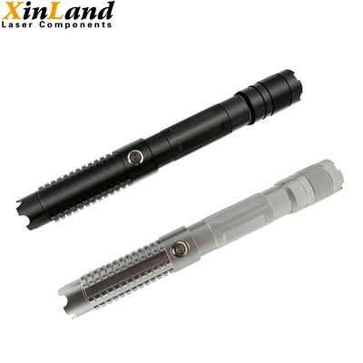 520nm Rechargeable Long Range Laser Pointer Five Pattern Star Caps For SOS