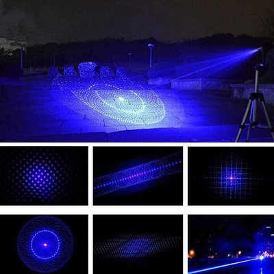 Night Hunts 450 Nm Blue Laser Pointer With Different Tips Bright Search Lights